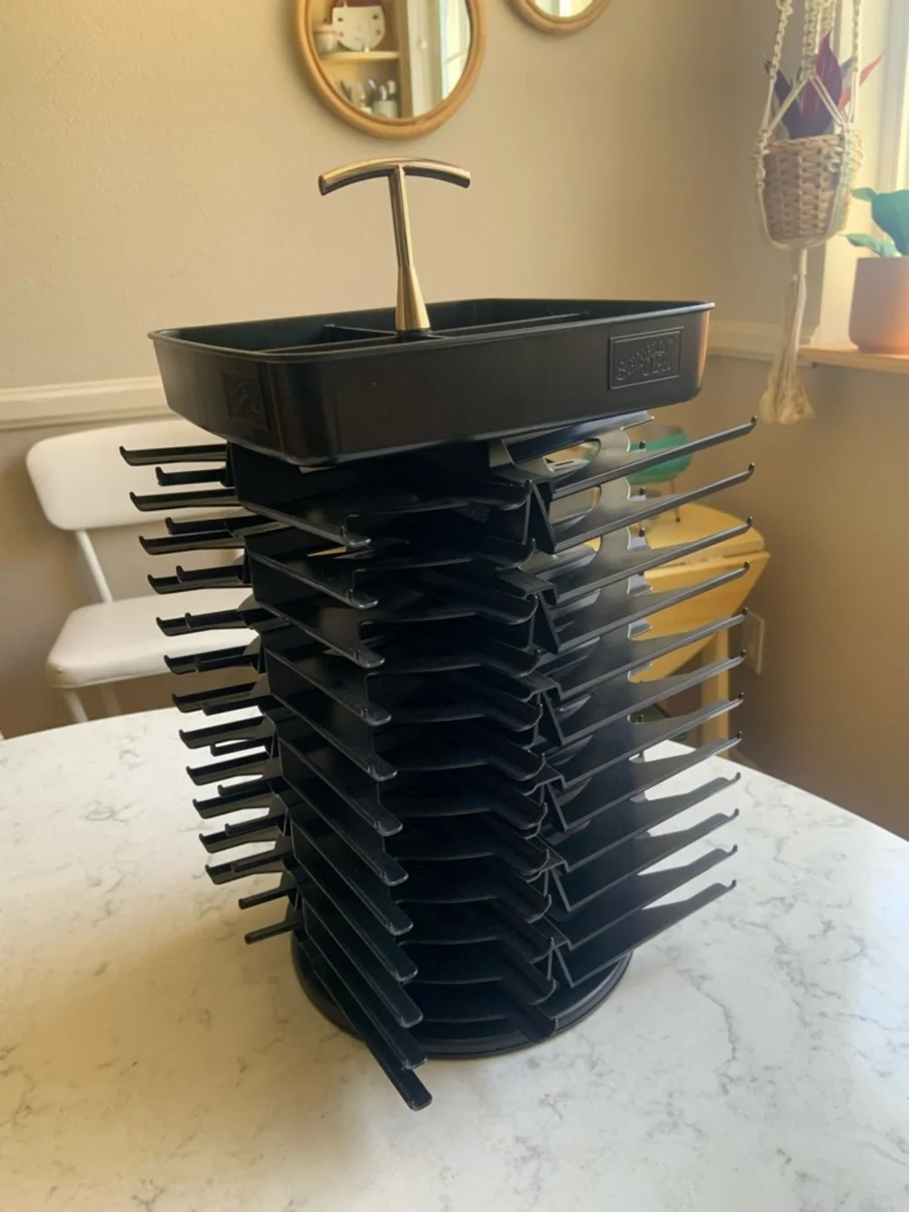 Stampin' Up! Black 60-Slot Rotating Ink Pad Caddy